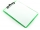 Clipboard standard Office box, A4, transparent PP, verde